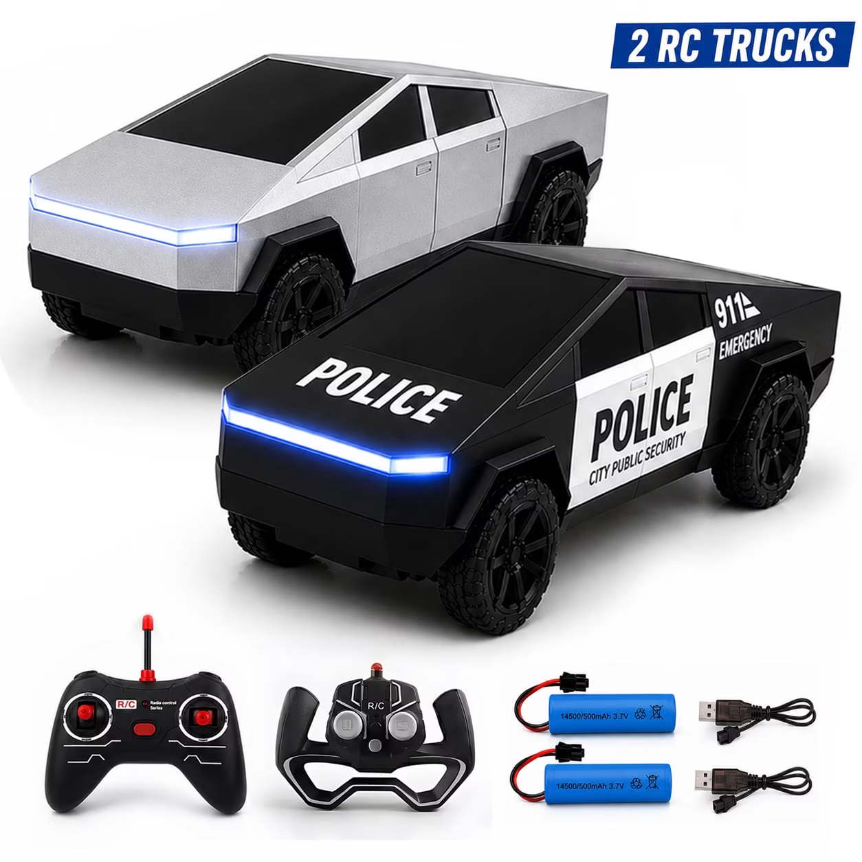 Drone Rc Bolide - 2PCS RC Cyber Truck Toys Remote