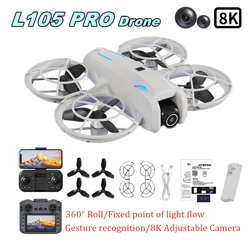 Drone Z - L105 PRO Drone Duel 8k Lens