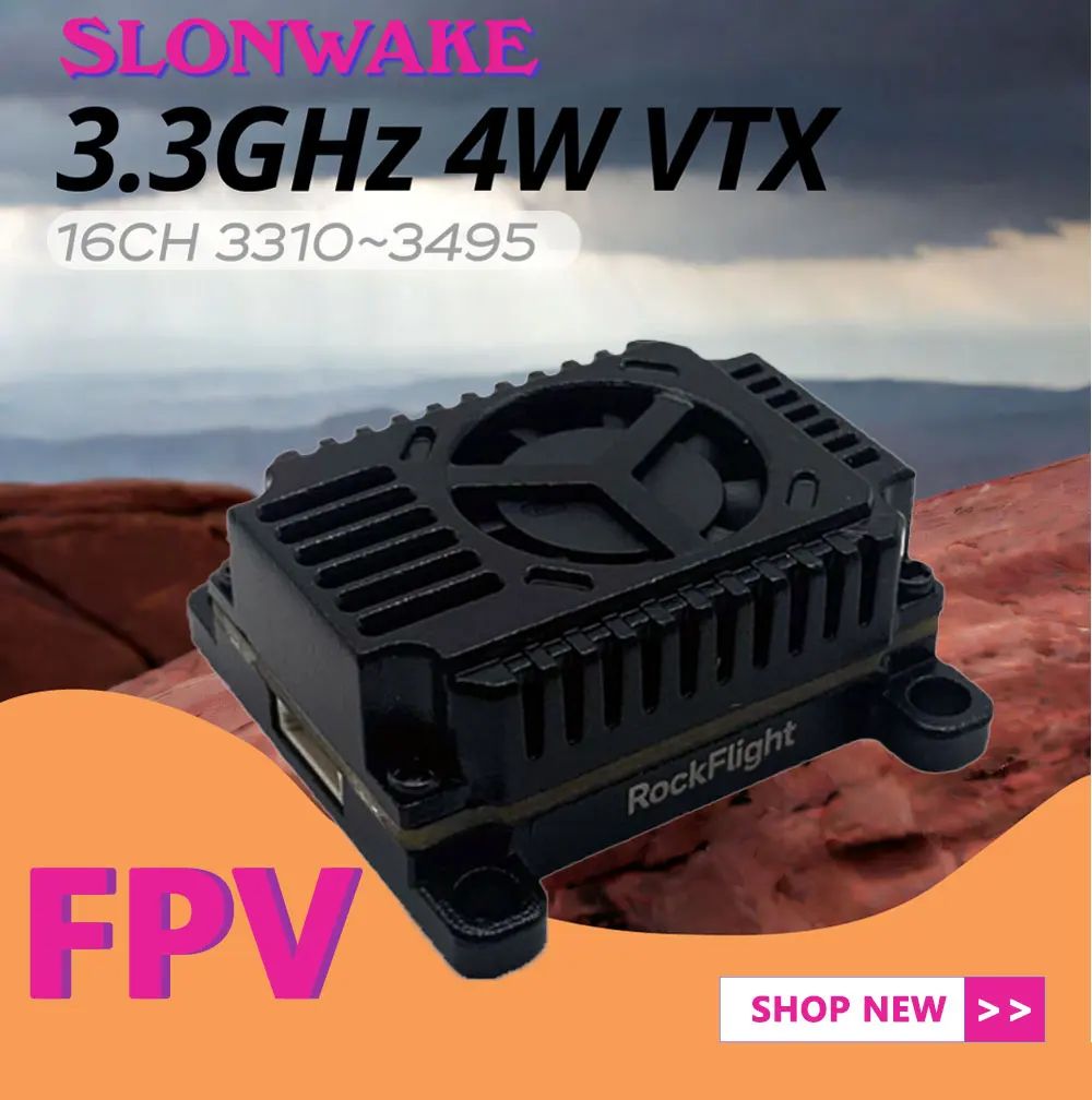 SLONWAKE FPV 3.3G 16CH 4000mW  - đánh giá và giá Drone Rc Toy