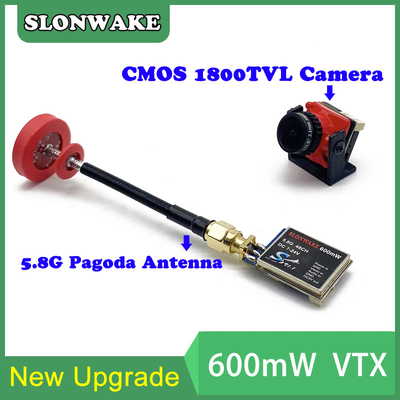 5.8G 48CH 600mW adjustable VTX - đánh giá và giá Drone Rc Transmitter And Receiver