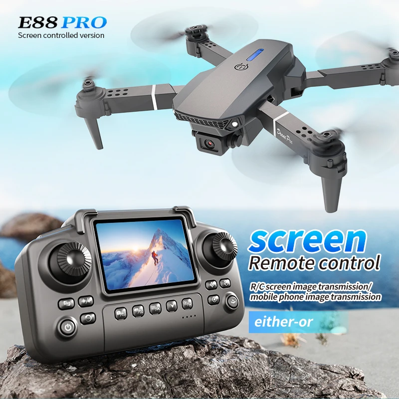 Professional E88 PRO Drone wit - đánh giá và giá Drone Z