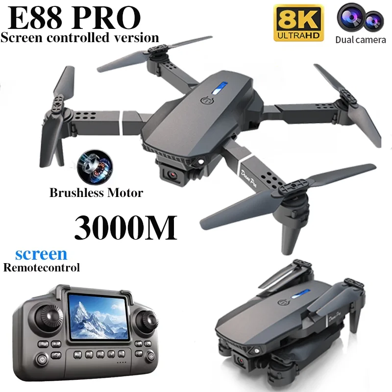 Professional E88 PRO Drone wit - đánh giá và giá Drone Z
