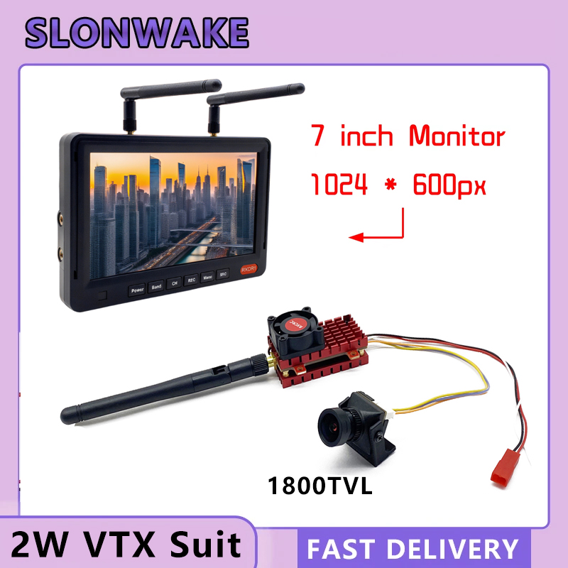 SLONWAKE 5.8G 2W VTX FPV 1800T - đánh giá và giá Drone Z
