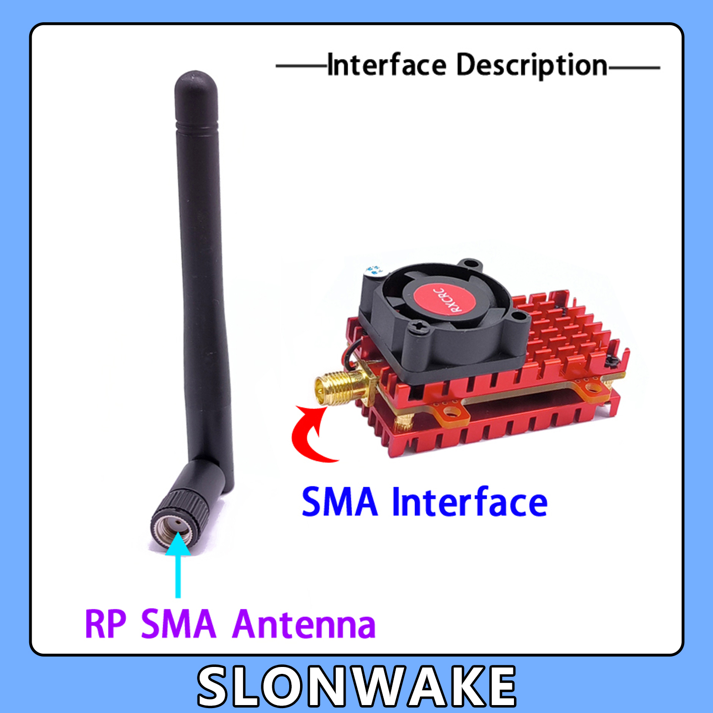 SLONWAKE 5.8G 2W VTX FPV 1800T - đánh giá và giá Drone Z