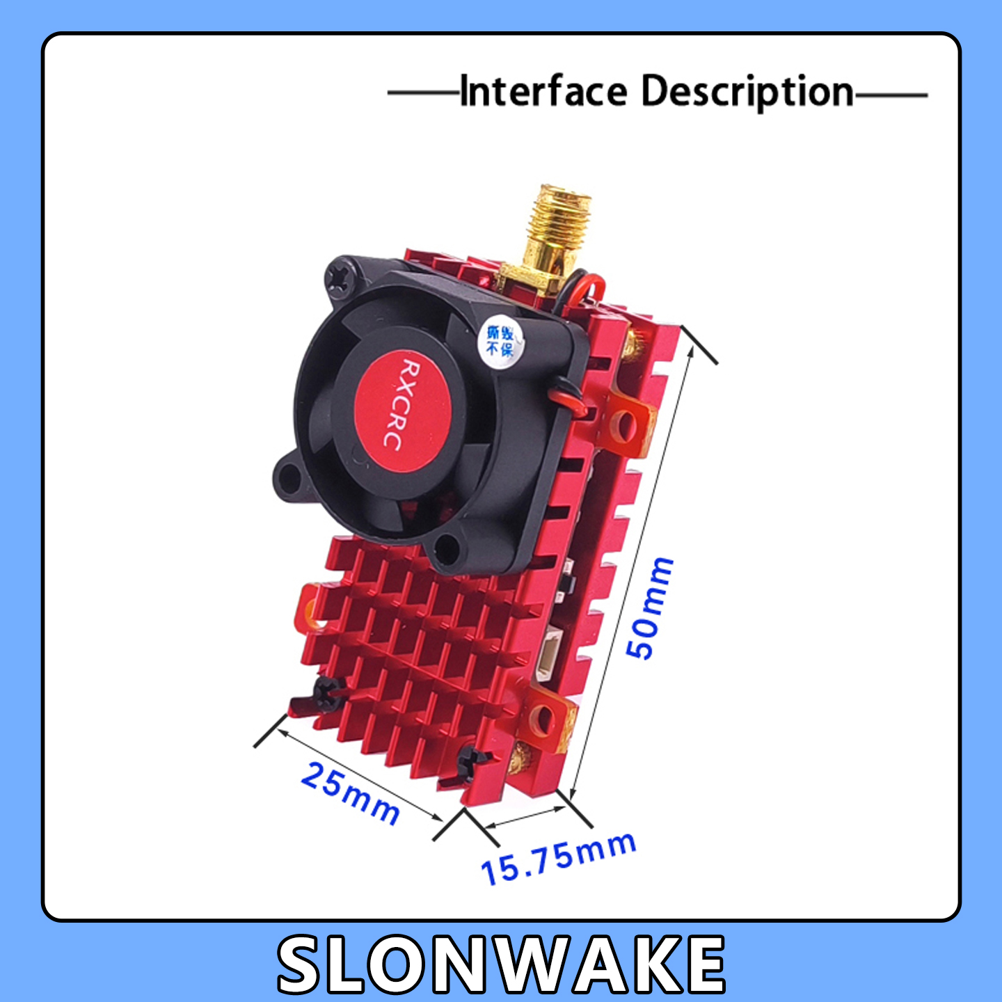 SLONWAKE 5.8G 2W VTX FPV 1800T - đánh giá và giá Drone Z