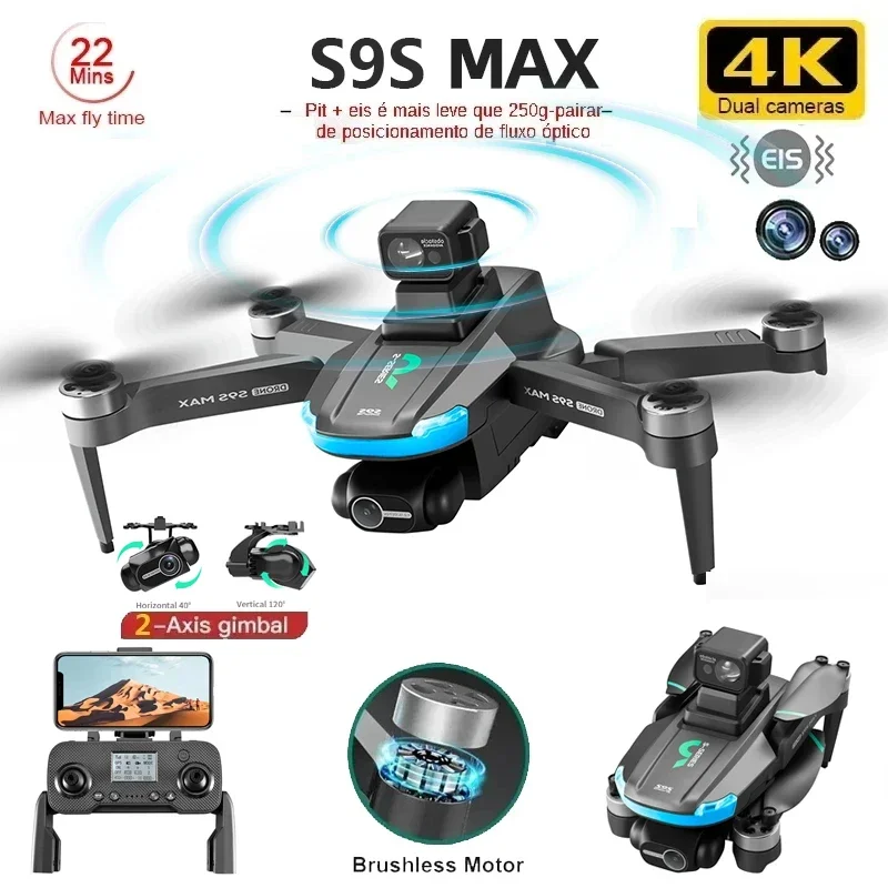 NEW S9S MAX MINI Drone 4K 2-Ax - đánh giá và giá Drone Z