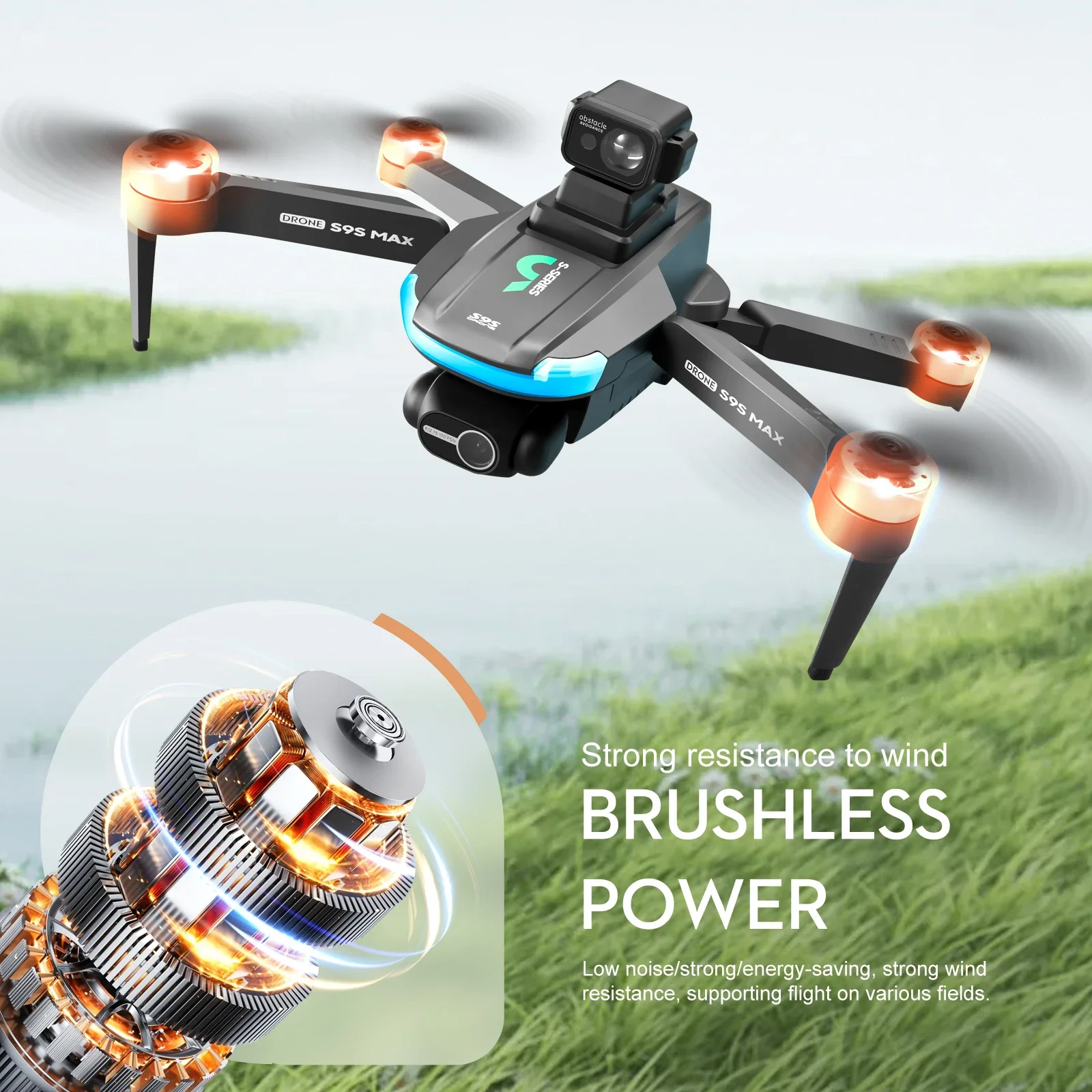 NEW S9S MAX MINI Drone 4K 2-Ax - đánh giá và giá Drone Z