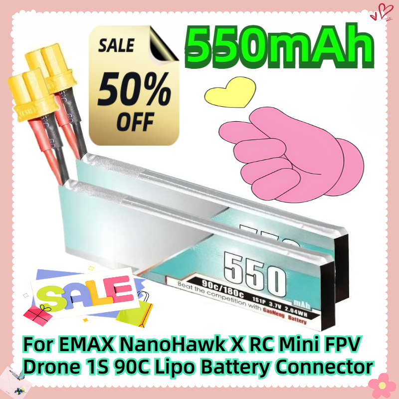 550mAh 3.7V For EMAX NanoHawk  - đánh giá và giá Drone Ls Rc