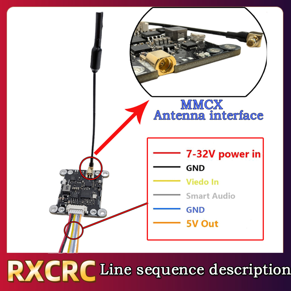 RXCRC 5.8G Module 48CH 1.6W VT - đánh giá và giá Drone Rc Toy