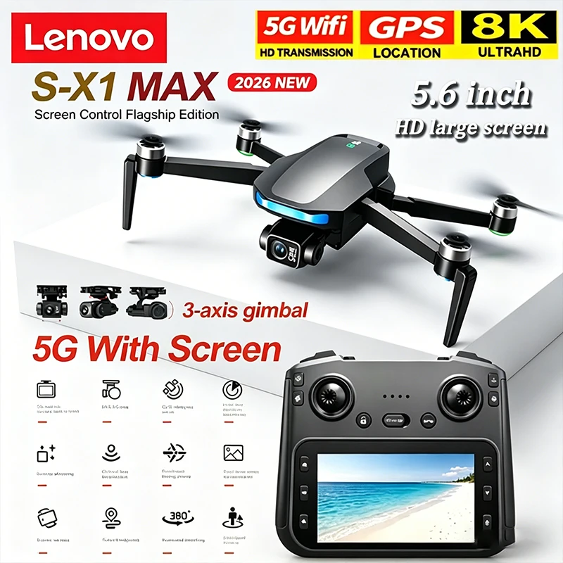 Lenovo S-X1 GPS Drone 4K HD Ca - đánh giá và giá Drone X1 Rc