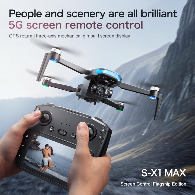 Lenovo S-X1 GPS Drone 4K HD Ca - đánh giá và giá Drone X1 Rc