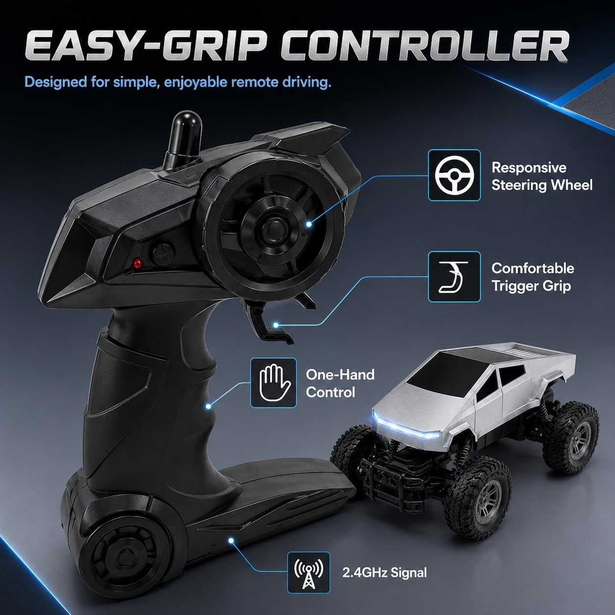 1:18 RC Car Remote Control Tru - đánh giá và giá Drone Rc Bolide