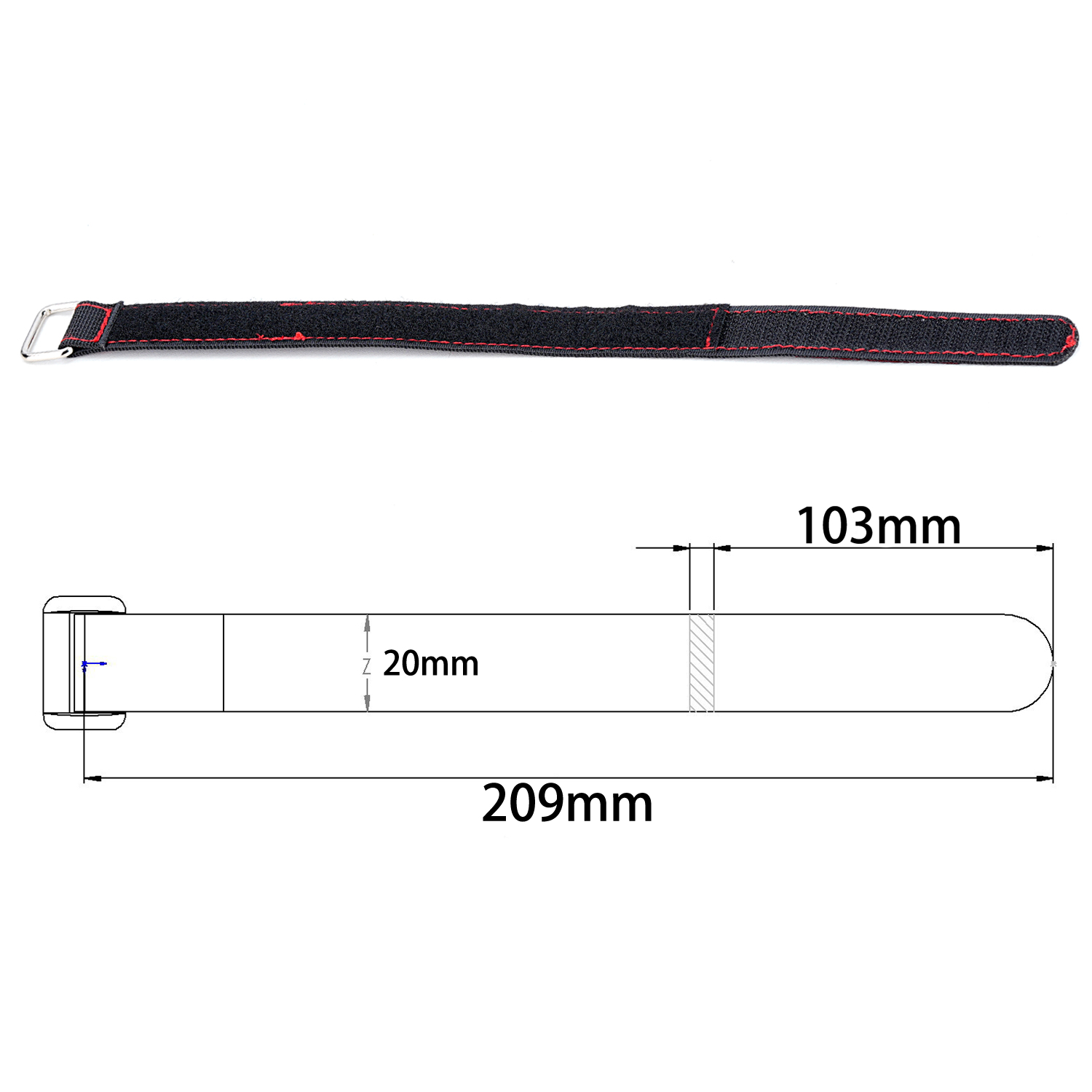 TCRC 2PCS 20x300MM Kevlar Stit - đánh giá và giá Drone Rc Lanyard