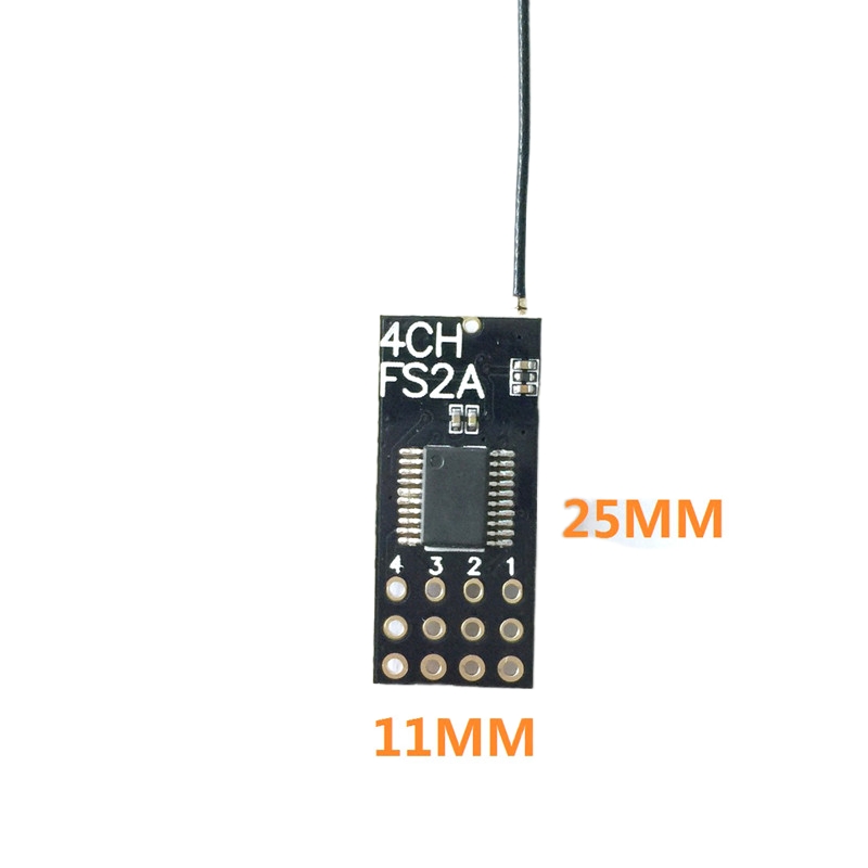 Flysky FS2A Mini Receiver 4CH  - đánh giá và giá Drone Rc Mini