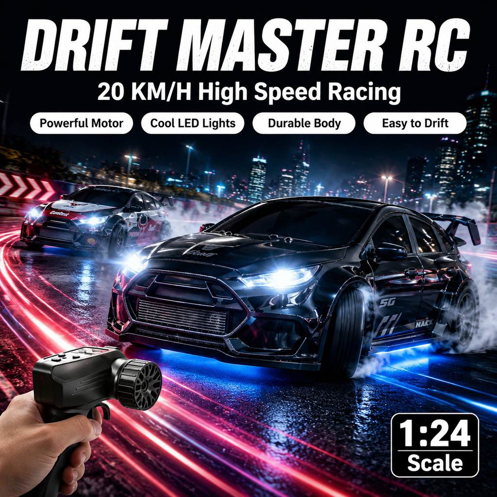 4WD RC Drift Car 1:24 Scale 2. - đánh giá và giá Drone Rc Bolide