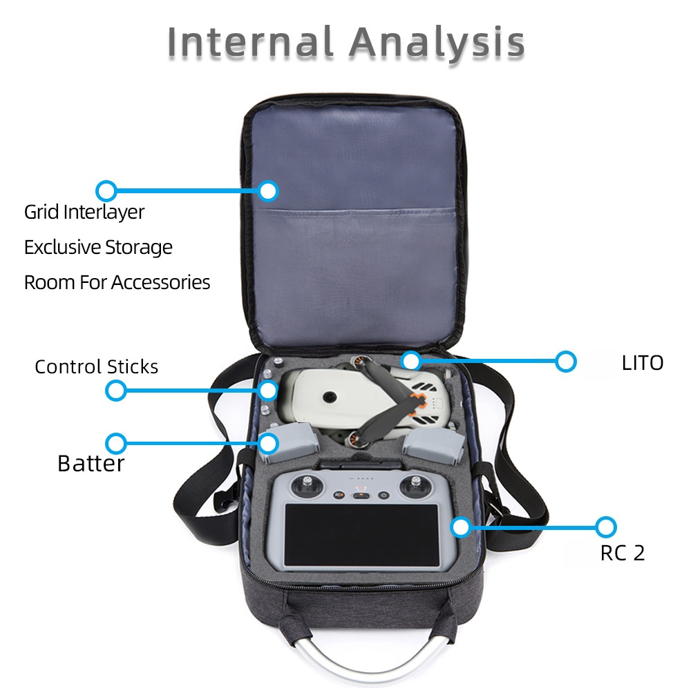For DJI Lito X1 Organizer Bag  - đánh giá và giá Drone X1 Rc