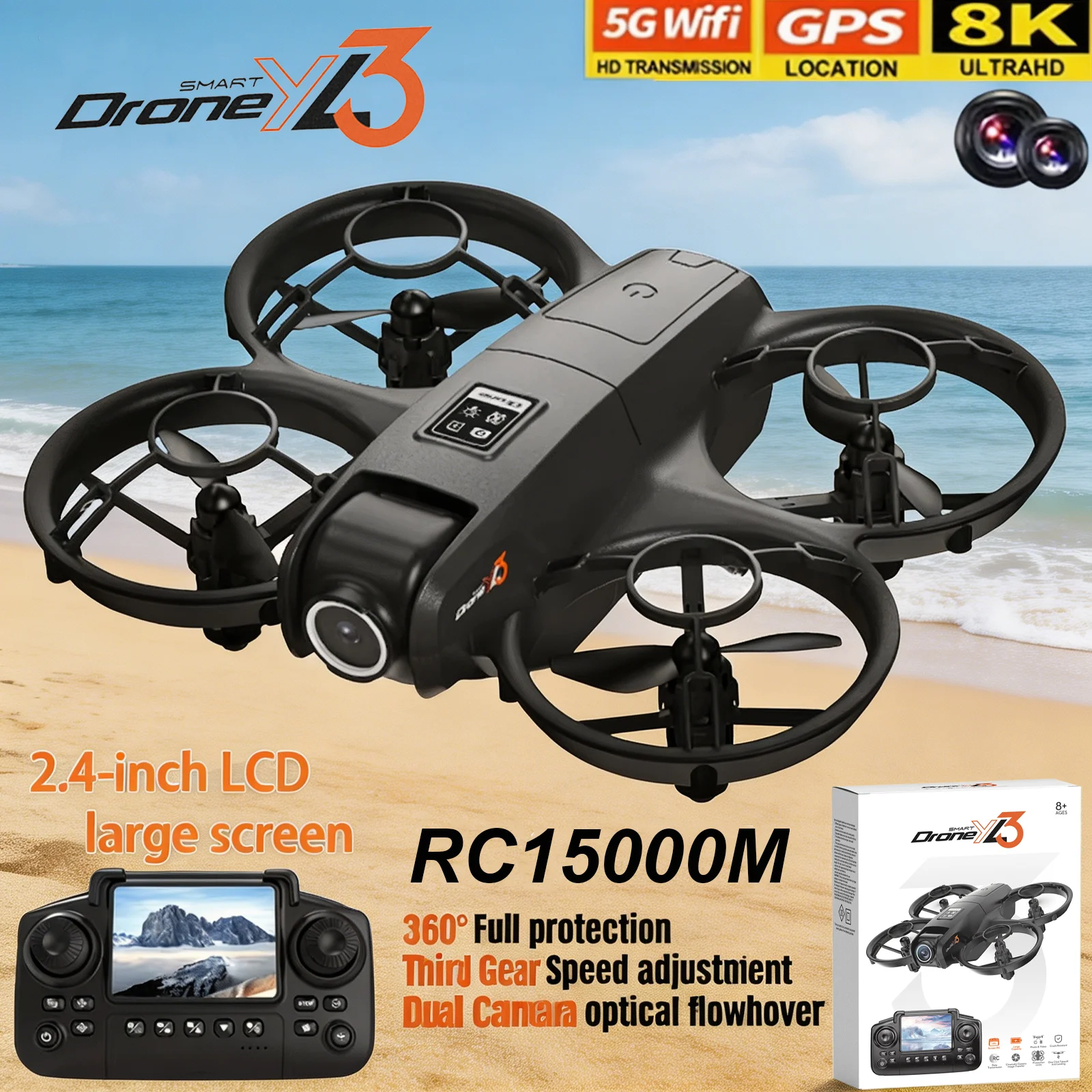 New YL3 RC Drone 8K 1080P Wide - đánh giá và giá Drone Rc Harness