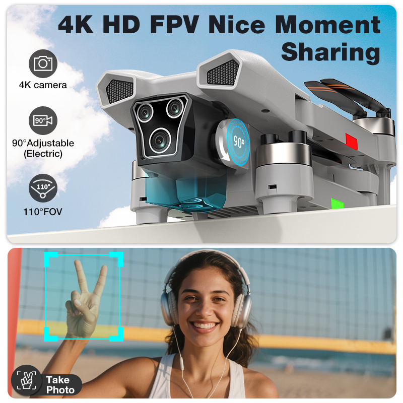 NEW Hot L017 Pro Drone Brushle - đánh giá và giá Drone Z