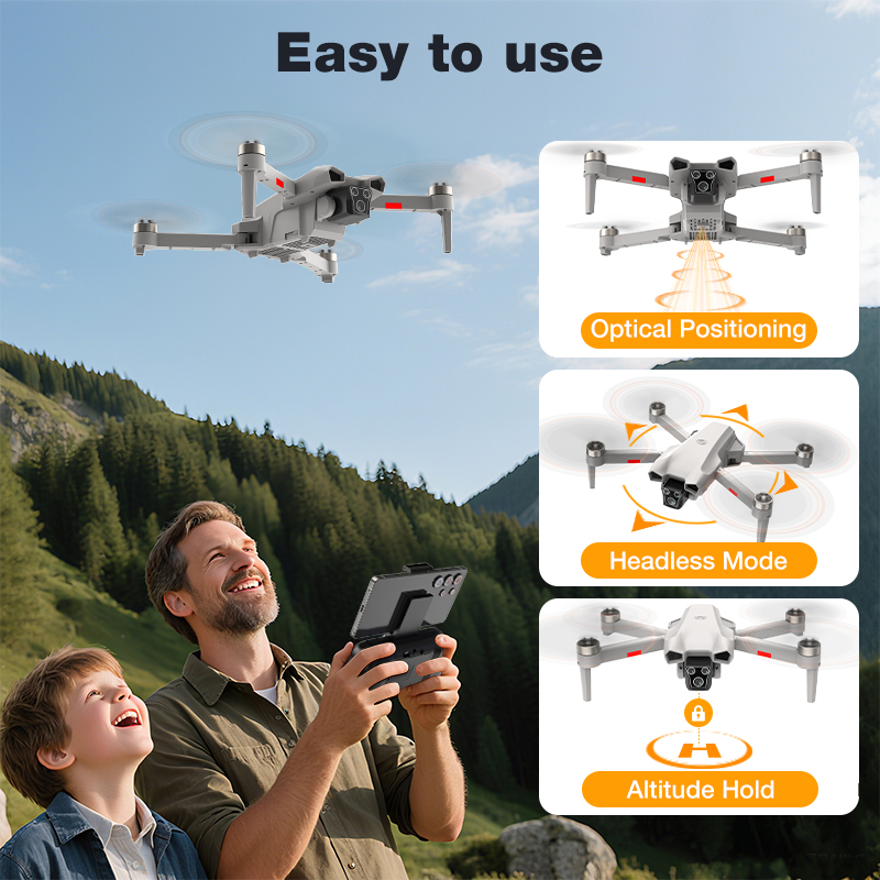 NEW Hot L017 Pro Drone Brushle - đánh giá và giá Drone Z